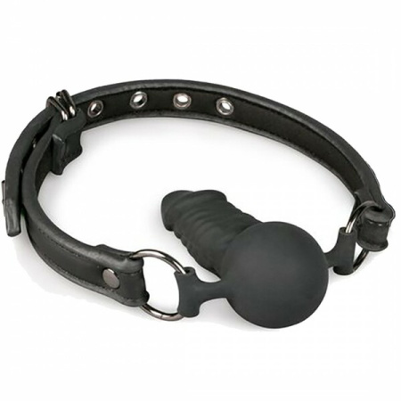 Кляп EASYTOYS BALL GAG WITH SILICONE DONG