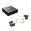 Наручники Bijoux Indiscrets Desir Metallique Handcuffs - Black, металлические, стильные браслеты || 