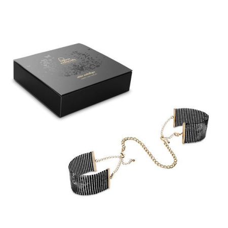 Наручники Bijoux Indiscrets Desir Metallique Handcuffs - Black, металлические, стильные браслеты || 