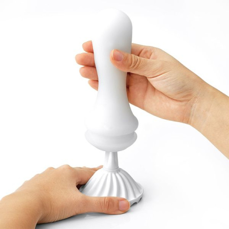 Мастурбатор Tenga FLEX Silky White с изменяемой интенсивностью, можно скручивать || 