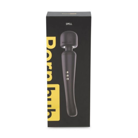 Вибромассажер wand с тремя насадками Pornhub Spell Wand Set, мощный || 