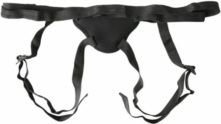 Трусы для страпона Sportsheets - Entry Level Strap-On Waterproof Black, можно в душе или ванной || 