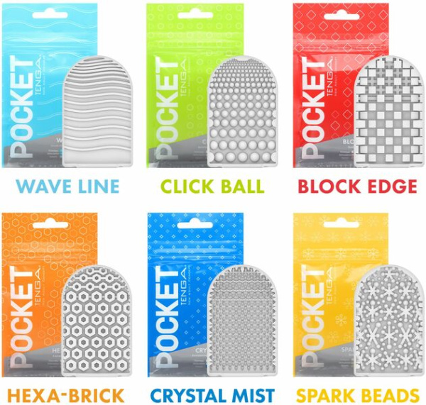 Мастурбатор TENGA Pocket Crystal Mist