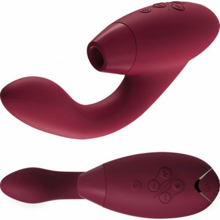 Инновационный Бесконтактный Стимулятор Womanizer Duo Bordeaux || 