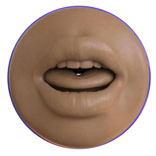 Мастурбатор-ротик Fleshlight Boost Blow Medium Dark Flesh с плавающими кольцами