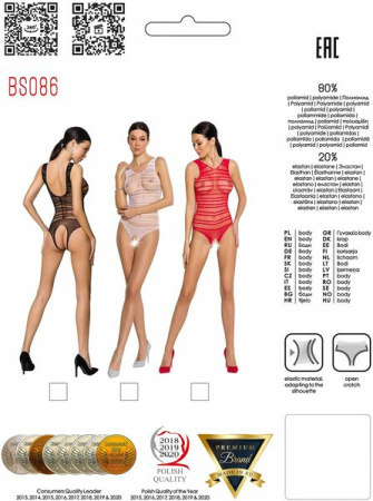 Бодистокинг Passion BS086 white || 
