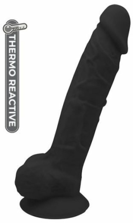 Фаллоимитатор Термоактивный REAL LOVE 9, Black || 
