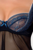 Сорочка беби долл прозрачная GISELE CHEMISE black XXL/XXXL - Passion Exclusive, трусики || 