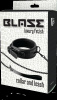 Ошейник с поводком BLAZE LUXURY COLLAR AND LEASH CROCO BLACK || 