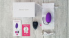 Виброяйцо Adrien Lastic Ocean Breeze Purple с пультом ДУ, 10 режимов работы || 