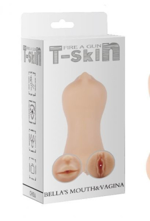 Мастурбатор Mouth and Vagina, Flesh || 