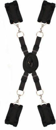 Ременная система для фиксации к кровати BLAZE BED RESTRAINT SET || 