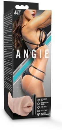 Мастурбатор с вибро M FOR MEN ANGIE VANILLA || 