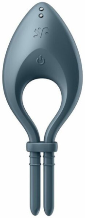 Эекционное кольцо Satisfyer Bullseye Dark Blue || 