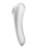 Смарт вибратор и вакуумный стимулятор 2-в-1 Satisfyer Dual Pleasure White
