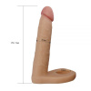 Анальная насадка 6.25" The Ultra Soft Double, Flesh || 