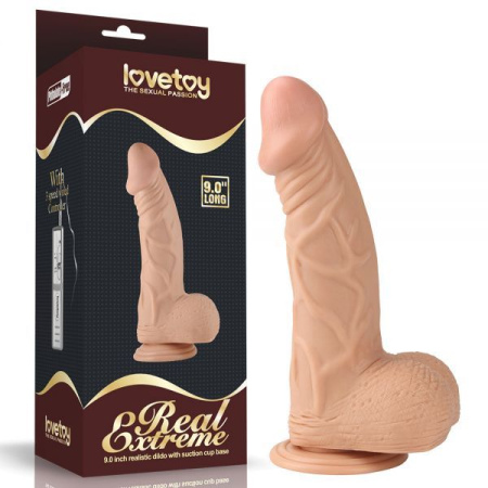 Фаллоимитатор 9" Real Extreme Dildo, Flesh || 