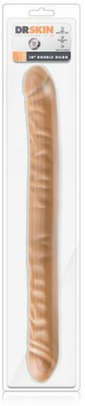 Двойной фаллоимитатор DR SKIN 18INCH MOCHA || 