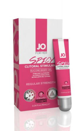Возбуждающий гель для клитора System JO SPICY WARMING (10 мл) разогревающий || 