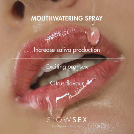 Спрей для усиления слюноотделения Bijoux Indiscrets SLOW SEX - Mouthwatering spray || 