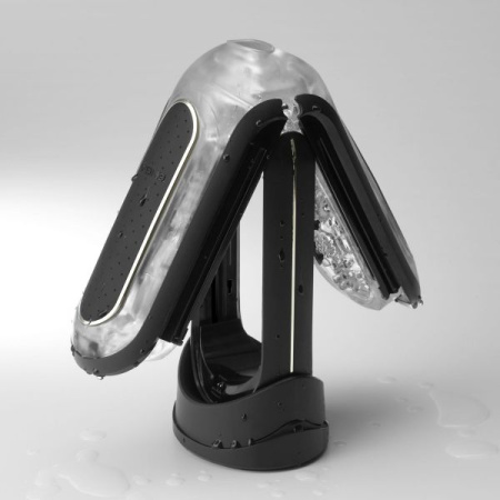 Мастурбатор Tenga Flip Zero Electronic Vibration Black, изменяемая интенсивность, раскладной || 