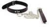 Ошейник с поводком Luxury Fetish Black$Heart || 